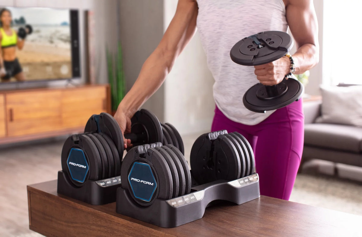 50 Lb. Adjustable Dumbbells C510