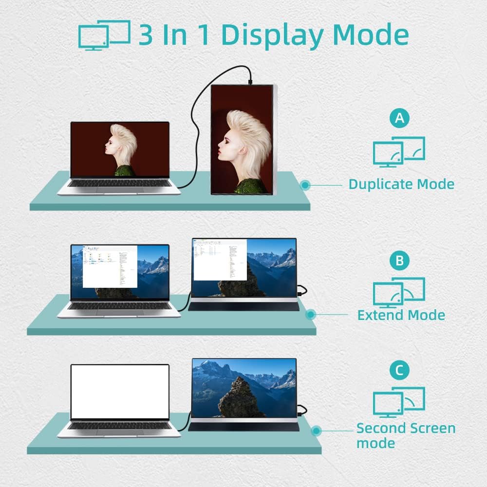 15.8'' 1080P FHD IPS Gaming Monitor with Speaker Y5620