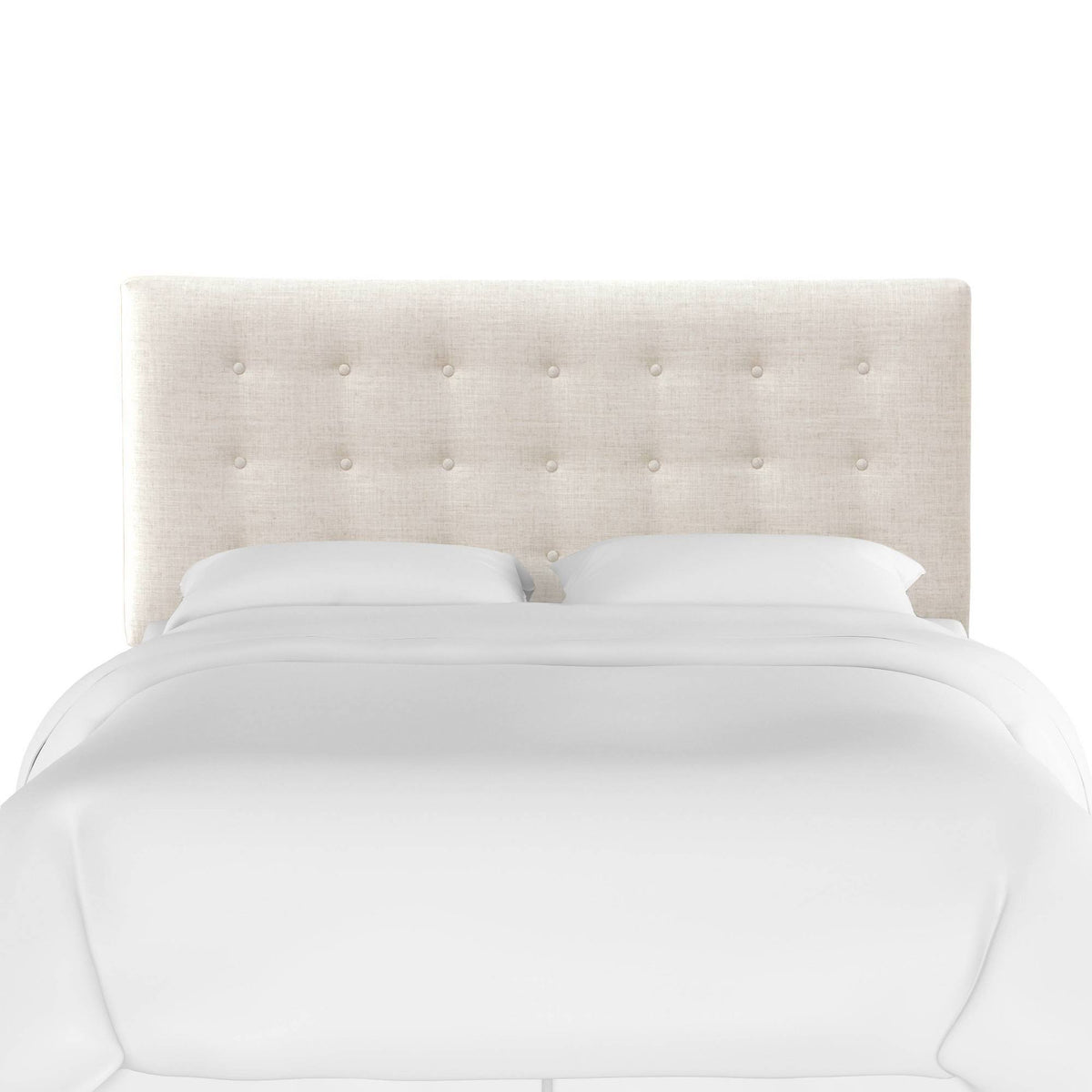 California King Linen Button Headboard J30766