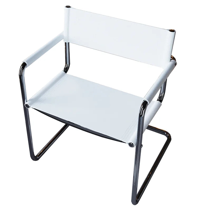 Faux Leather Stainless Steel Office Chair U536