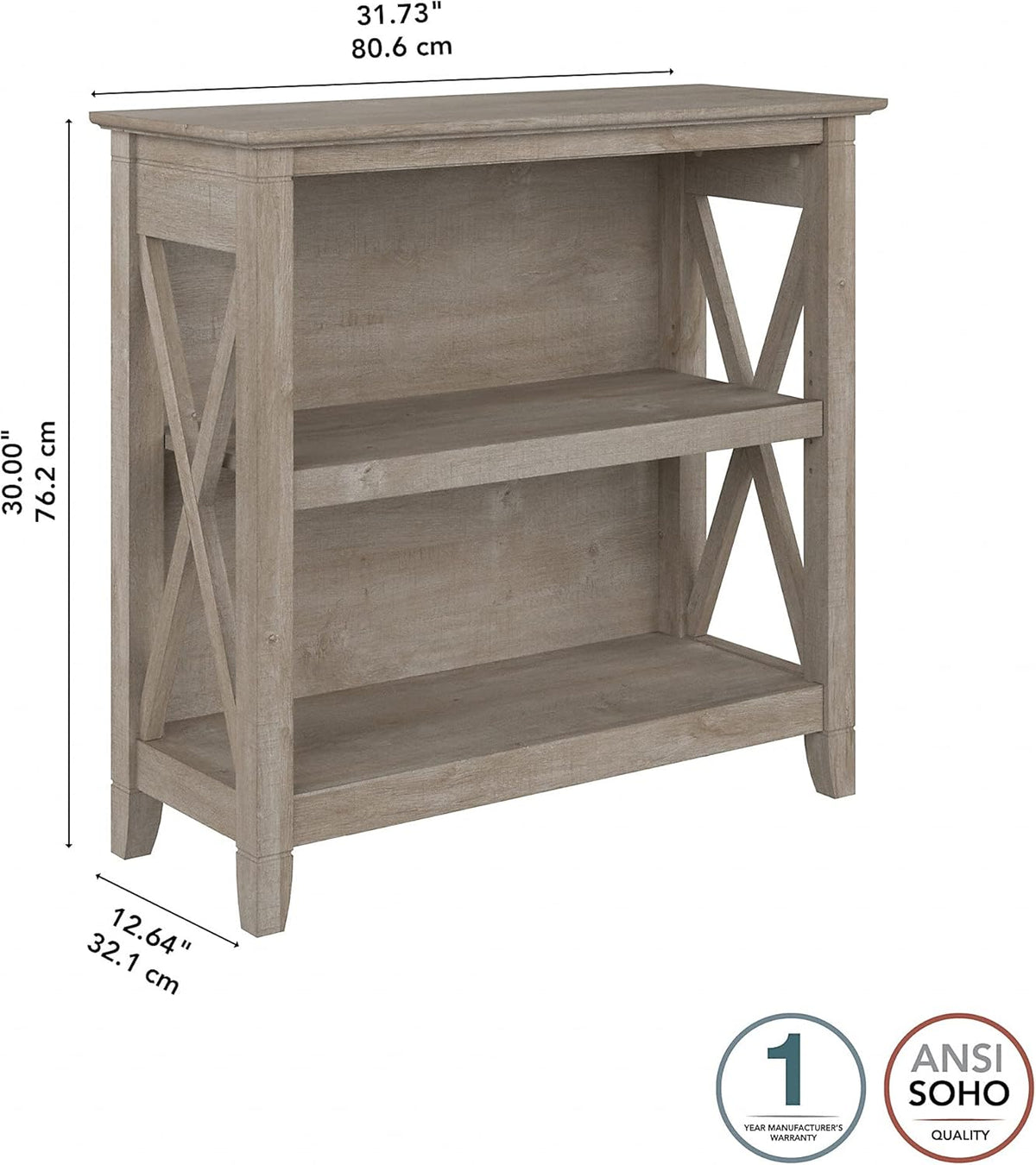 Small 2 Shelf Bookcase H28452