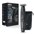 Hybrid Electric Beard Trimmer & Body Shaver, Waterproof I194385