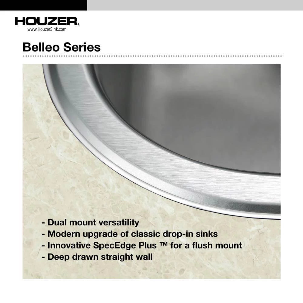 Stainless Steel Topmount Single Bowl Kitchen Sink T65578