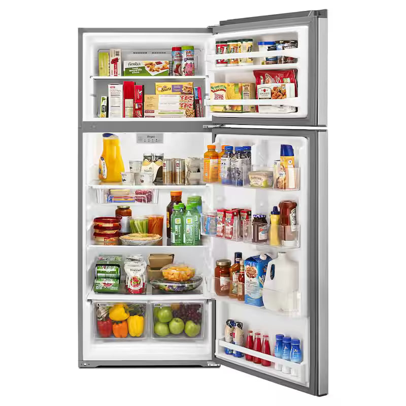 18 cu. ft. Top Freezer Stainless Steel Refrigerator H99831