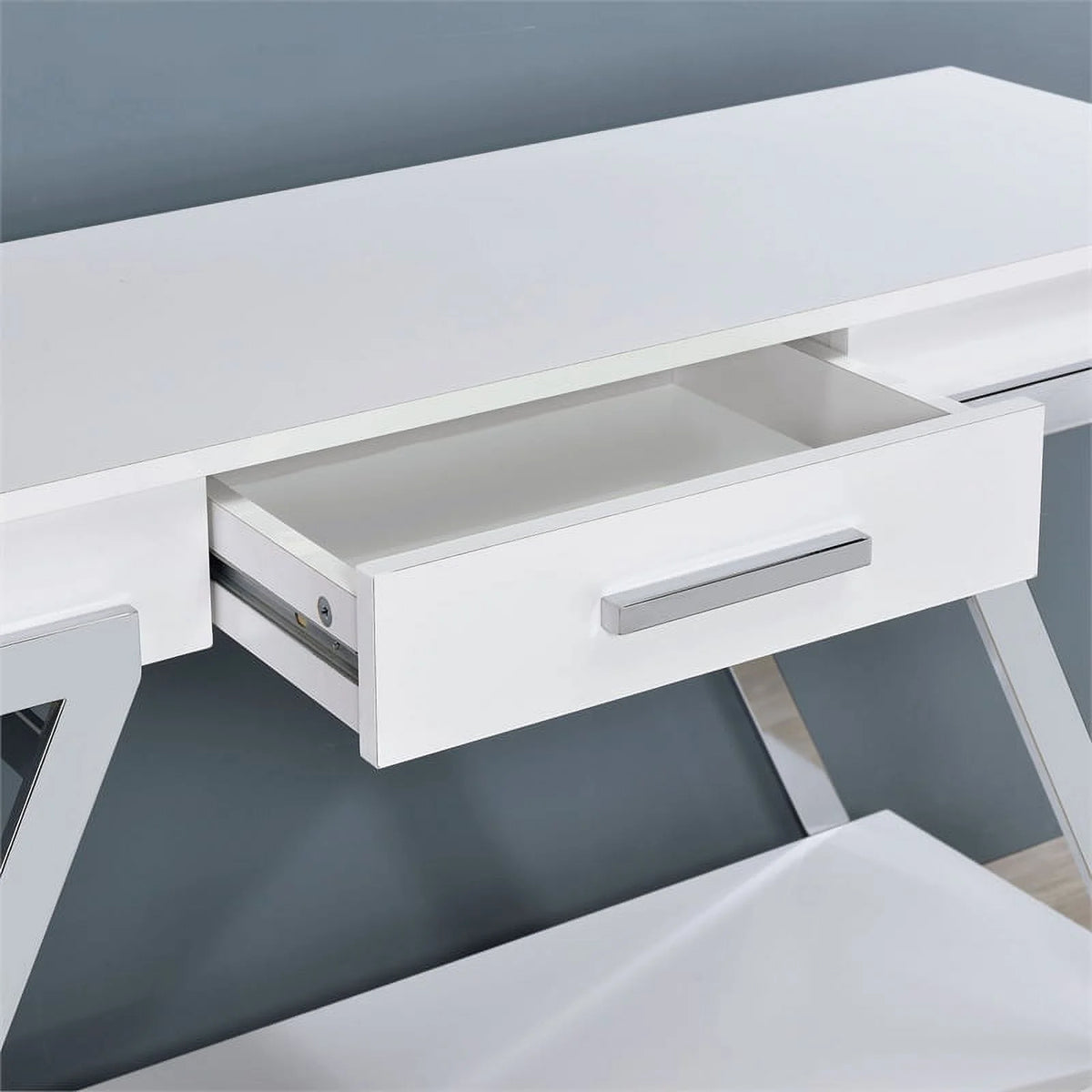White Wood 3-Piece Coffee Table Set M7343