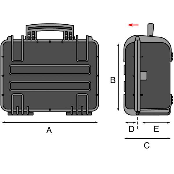 Black Foam Case B52660