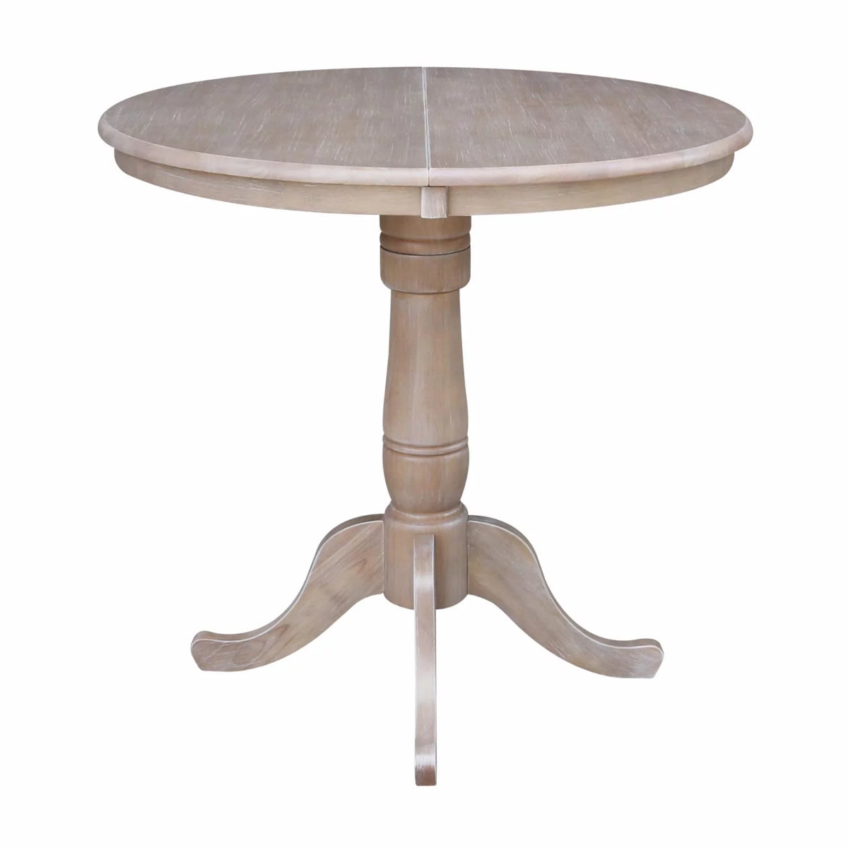 36" Round Top Pedestal Table with 12" Leaf M284