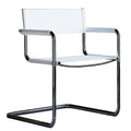 Faux Leather Stainless Steel Office Chair U536