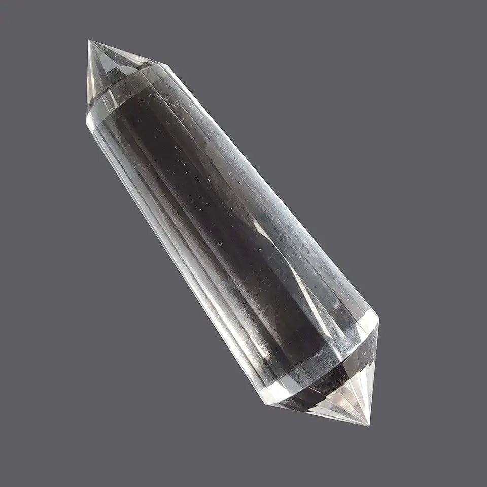 24 Sided Double Terminated Crystal Wand 3.15 Inch Z97747