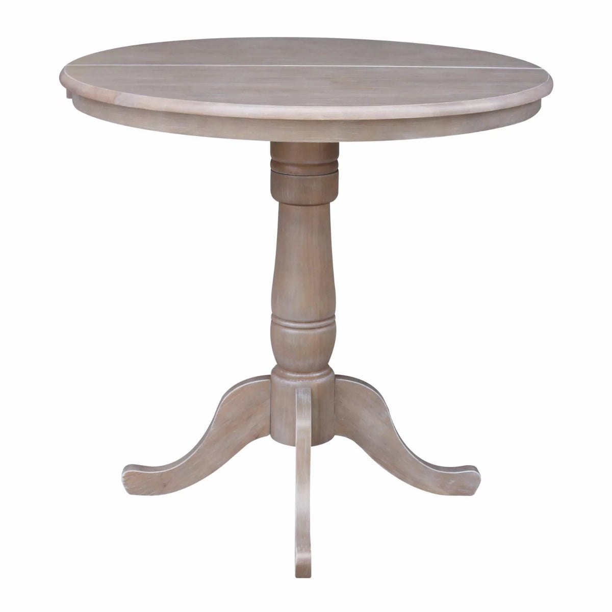 36" Round Top Pedestal Table with 12" Leaf M284