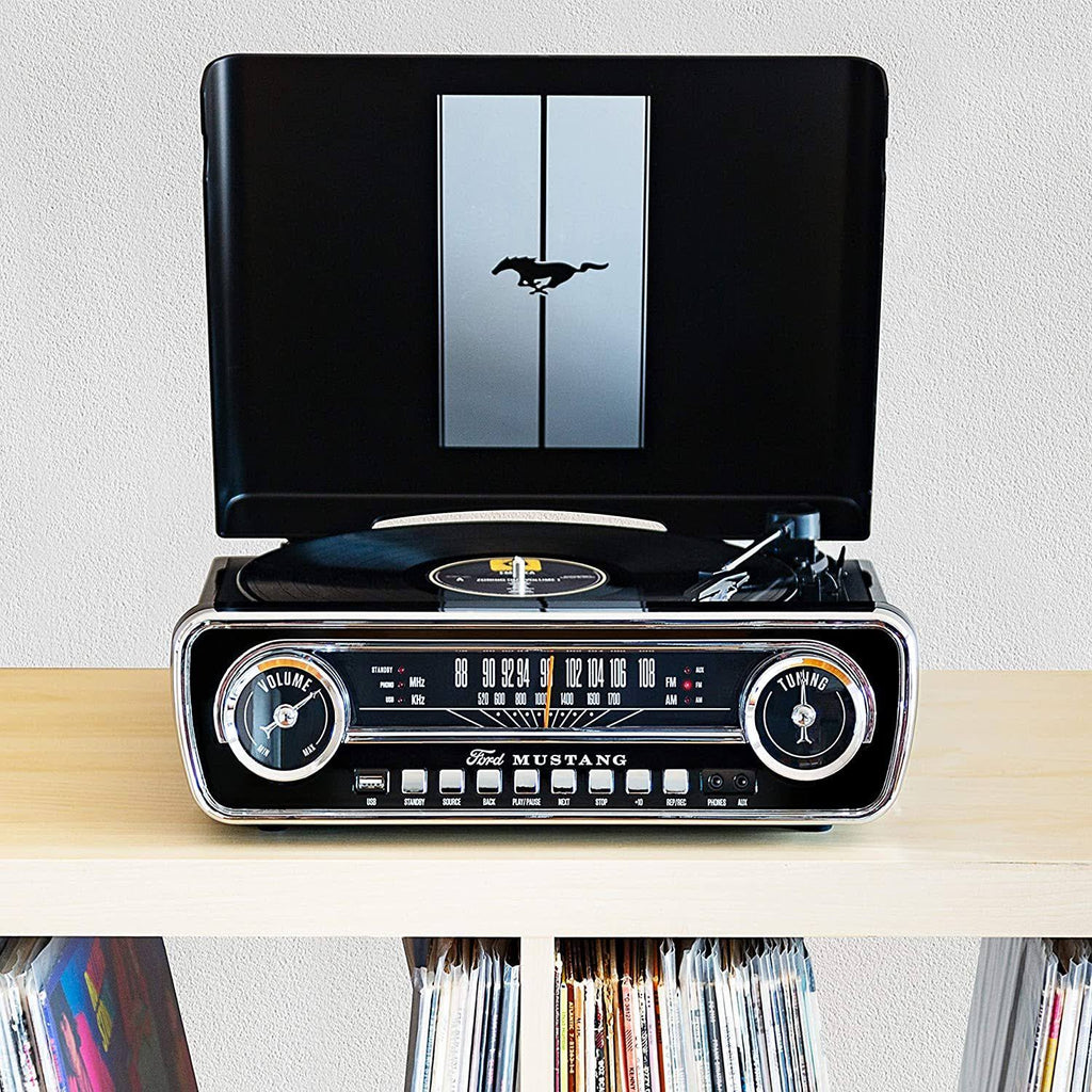 Black 4-in-1 Classic Music Center L92674