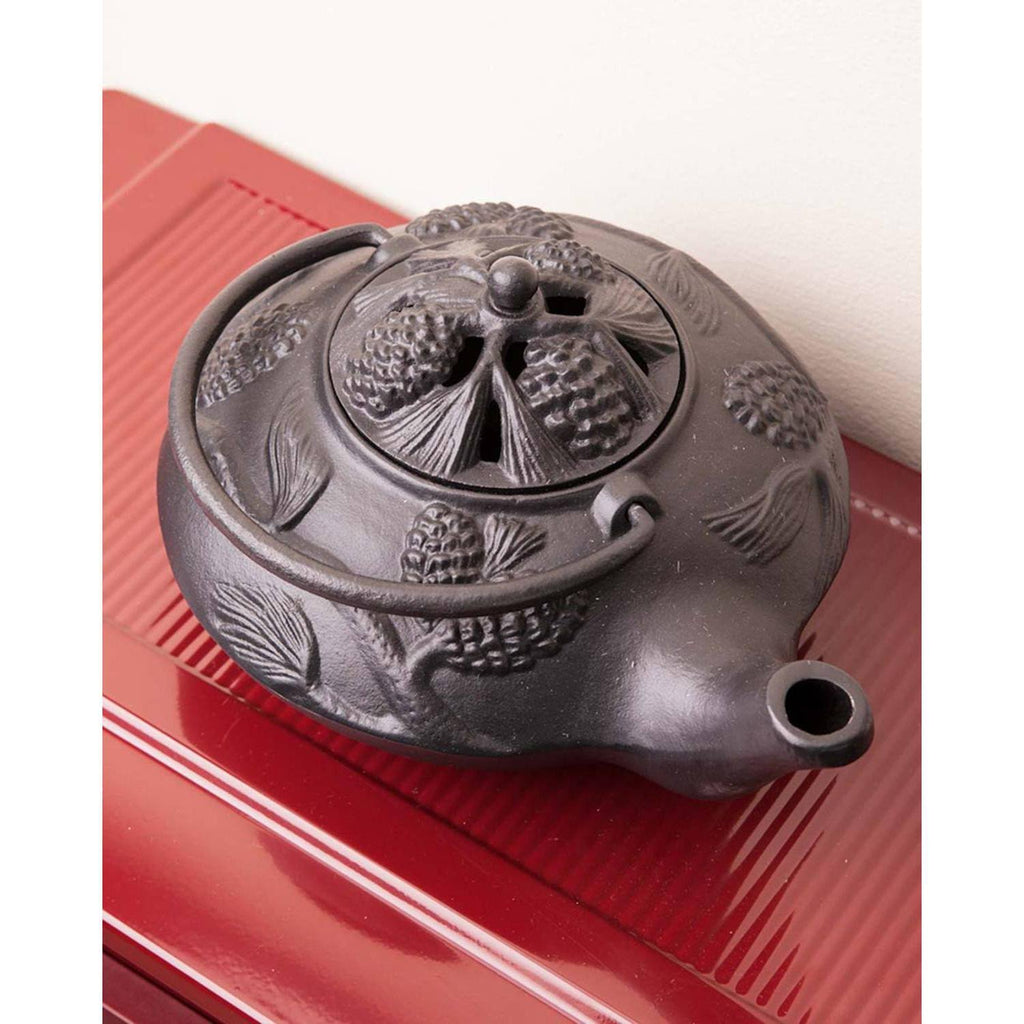 Black Cast Iron Wood Stove Kettle Steamer N13175