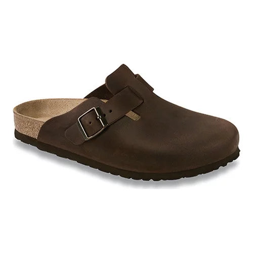 Oiled Leather Clogs W19680