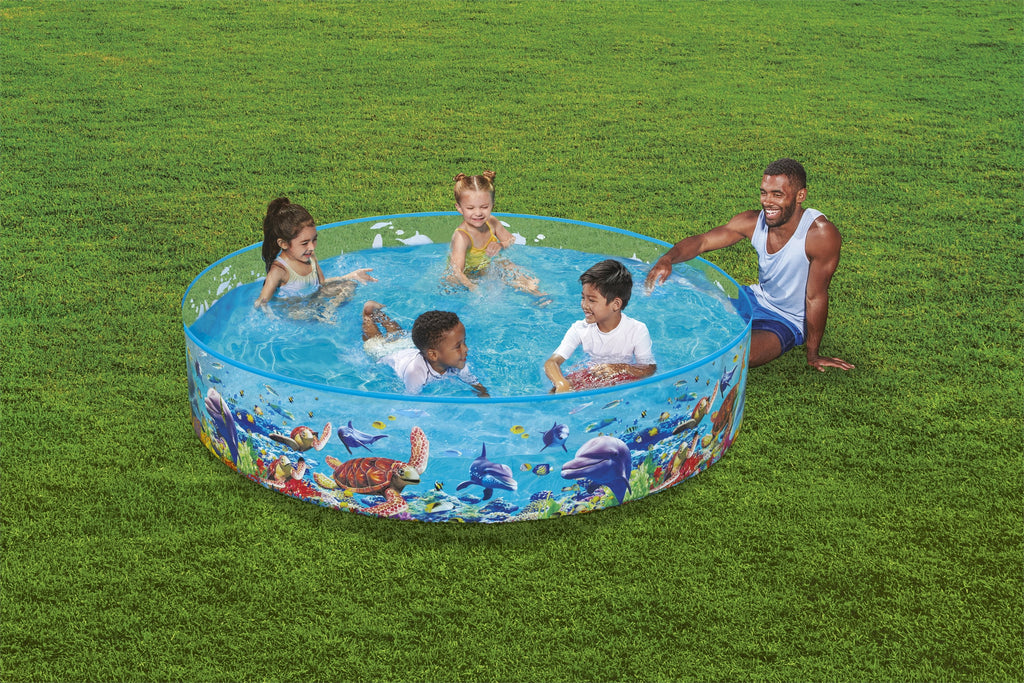 Round Above-Ground Kiddie Pool 8' x 18 C675612