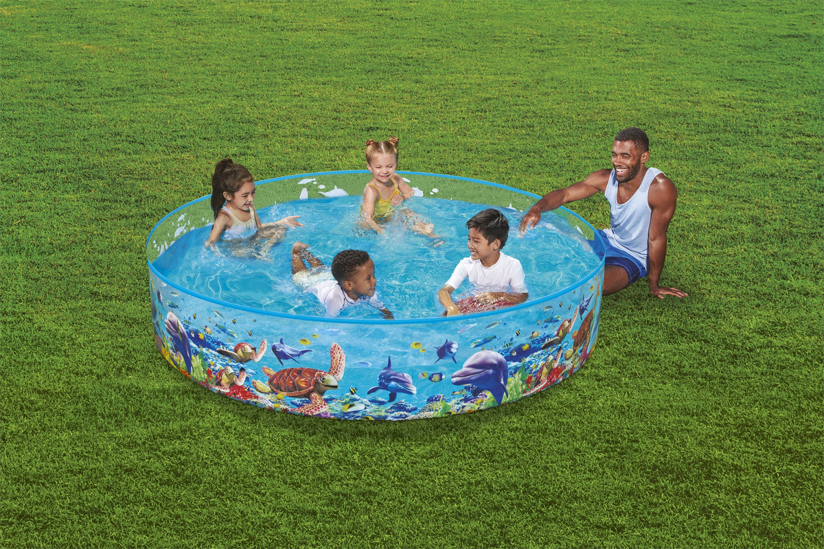 Round Above-Ground Kiddie Pool 8' x 18 C675612