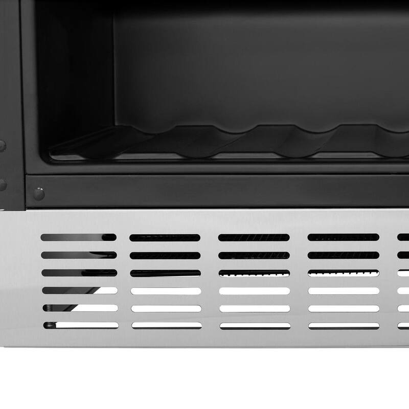 24 in. Single Zone 154-Can Stainless Steel Beverage Fridge C2481
