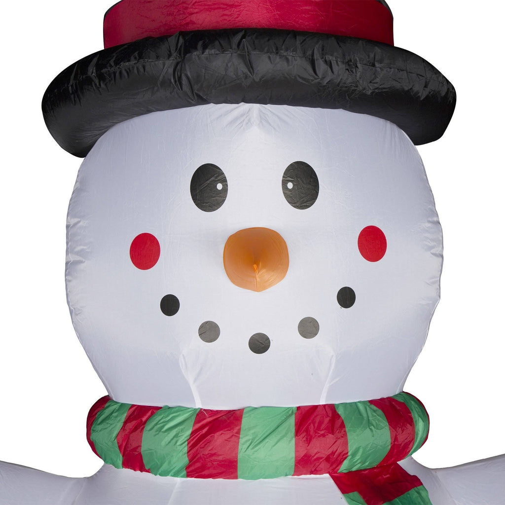 12 Lighted Inflatable Snowman Decor H51596