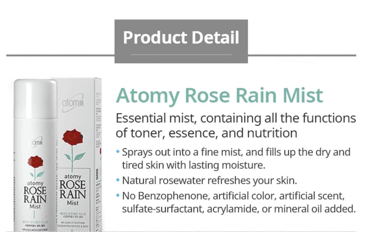 Rose Rain Mist 130ml G7282