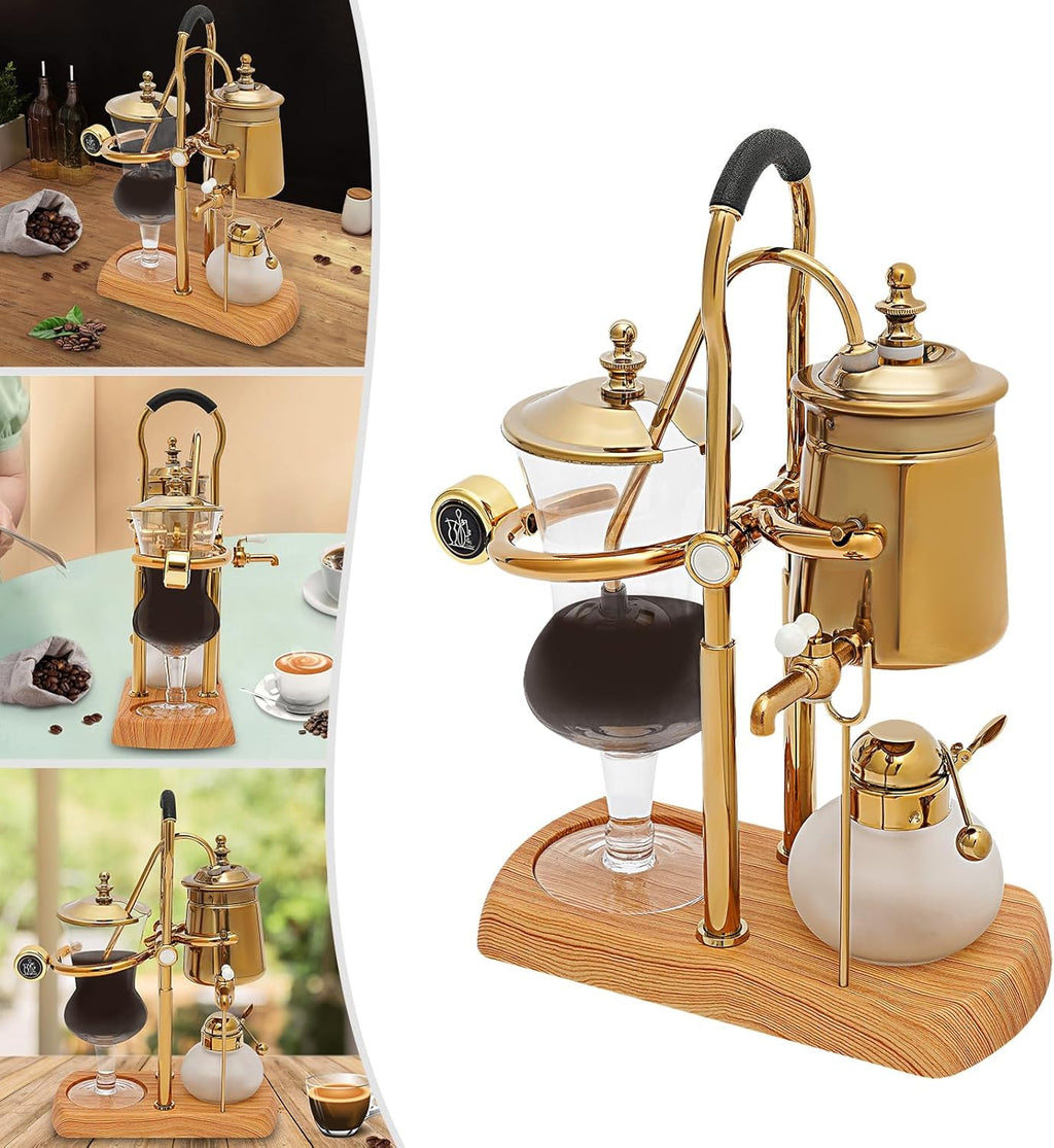 Gold Siphon Coffee Maker Q79379