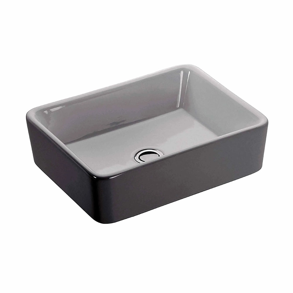 White Vessel Bathroom Sink E593319