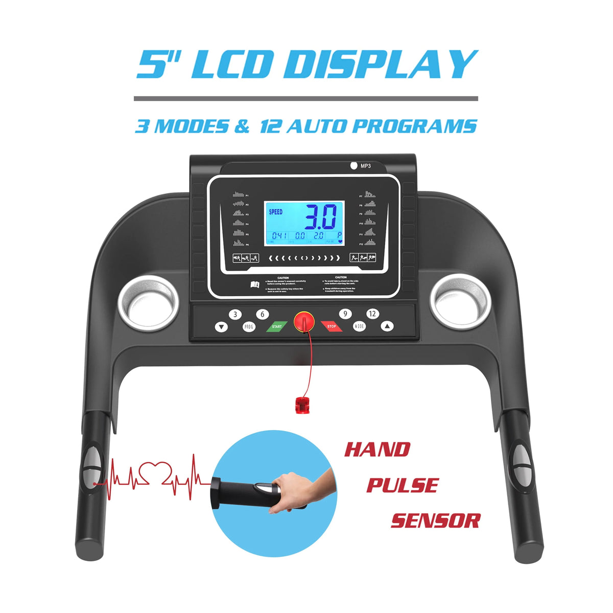 Foldable Treadmill with Incline 250 LBS Capacity N2273