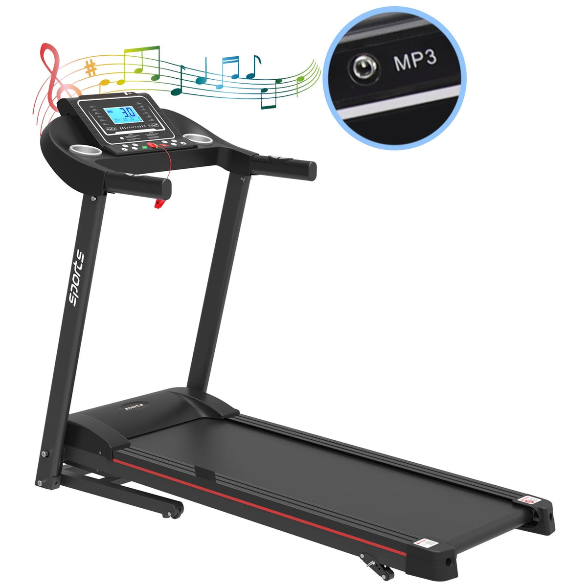Foldable Treadmill with Incline 250 LBS Capacity N2273