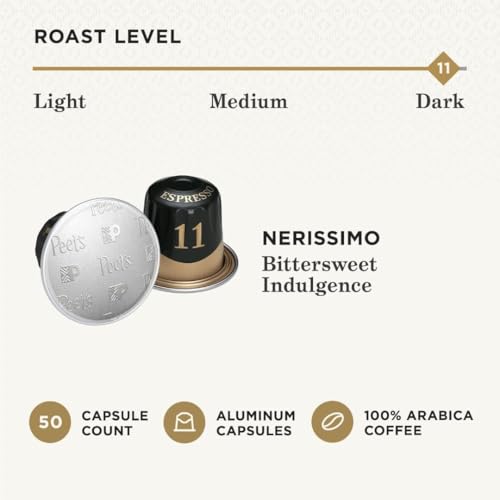 Dark Roast Espresso Capsules, 50 Count M35962