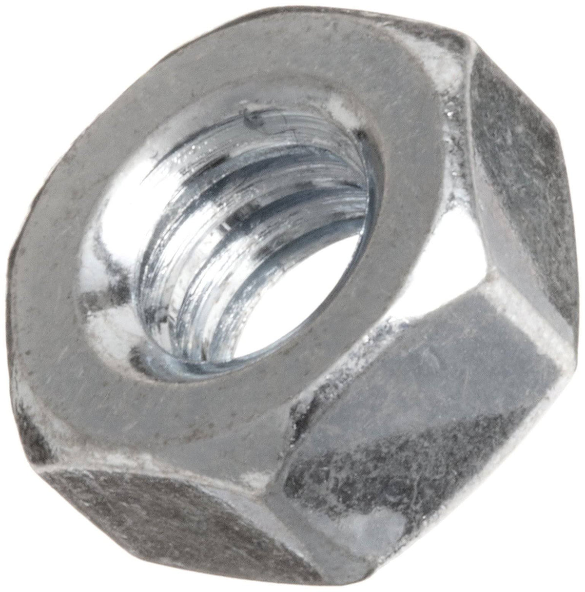 3/8-16 Low Carbon Steel Zinc Hex Nut - Pkg of 100 D3860