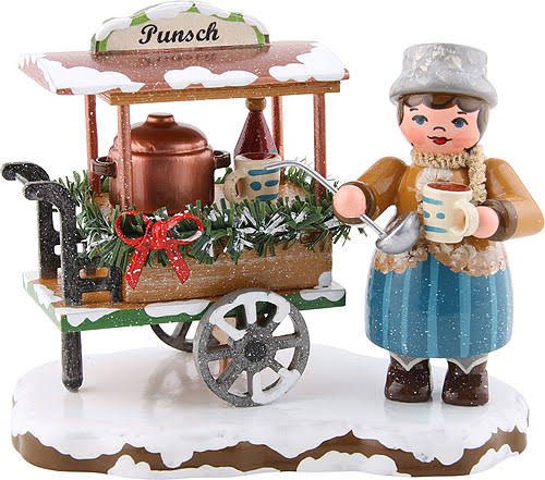 Winter Children Glogg Cart (8cm/3.1 inch) L9886