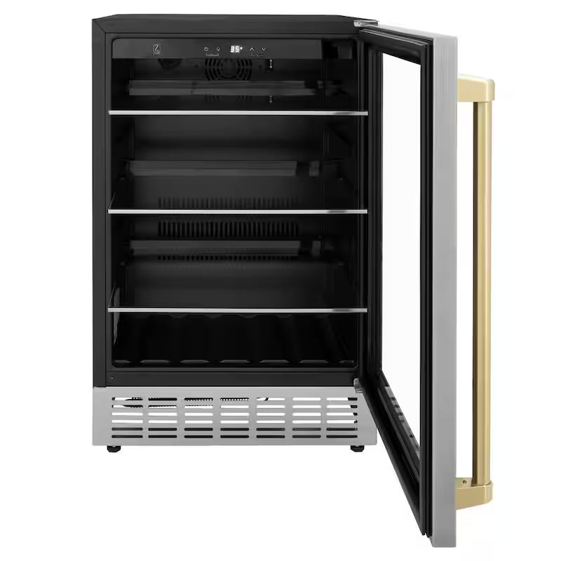 24 in. Single Zone 154-Can Stainless Steel Beverage Fridge C2481