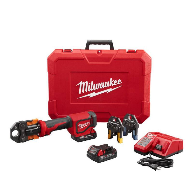 18V Cordless PEX Press Tool Kit with 2.0Ah Batteries & Charger B28476