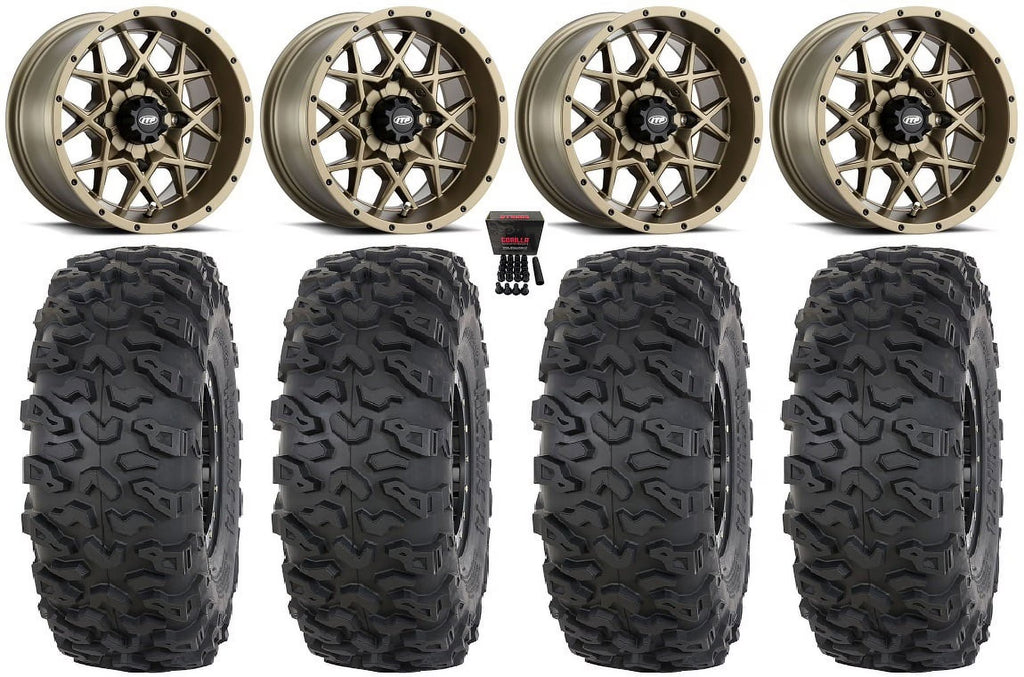 15" Bronze Wheels 32" Tires W2886