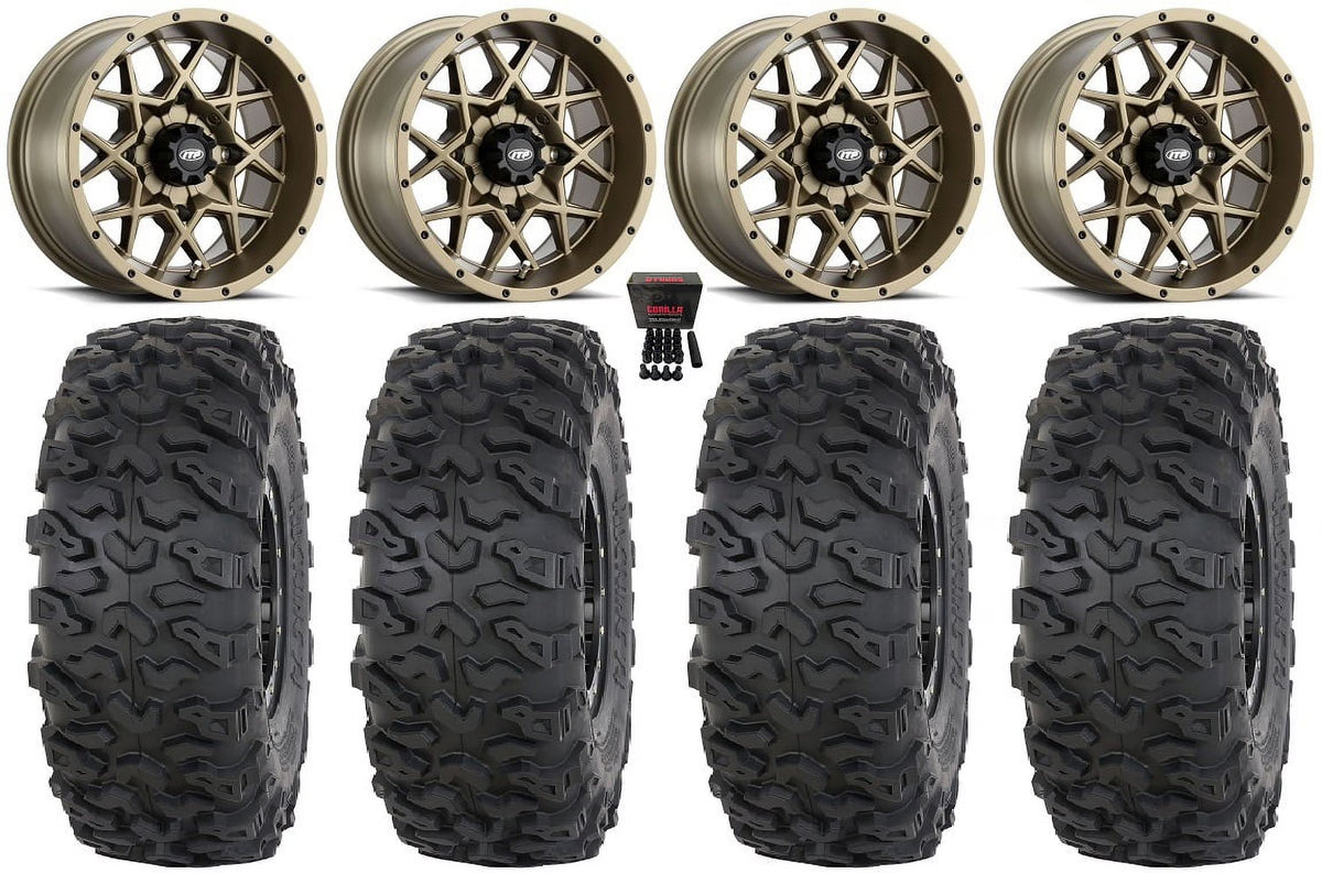 15" Bronze Wheels 32" Tires W2886