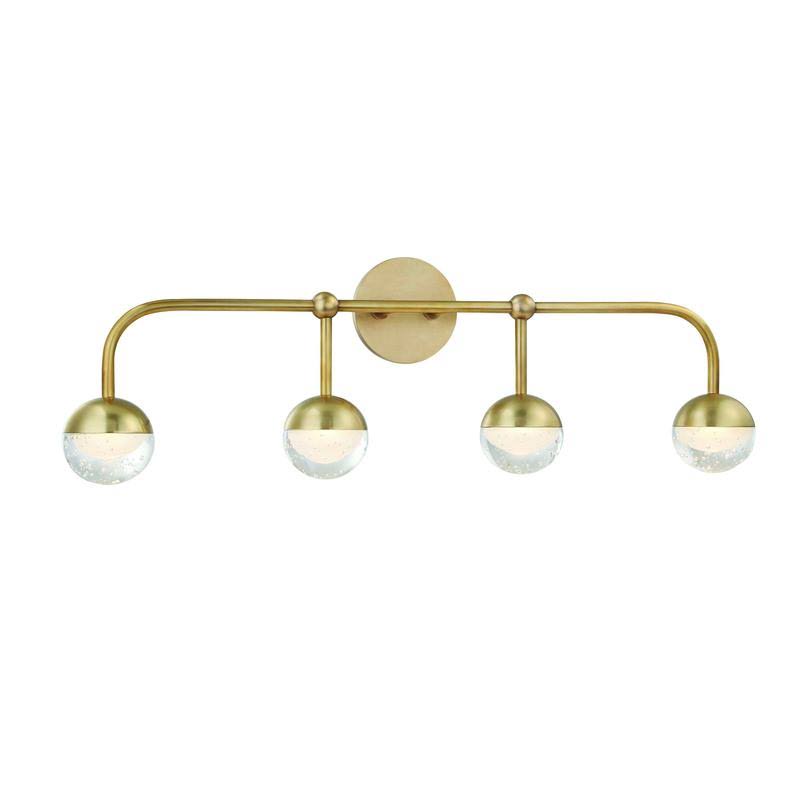 Aged Brass LED Bath Light D81995