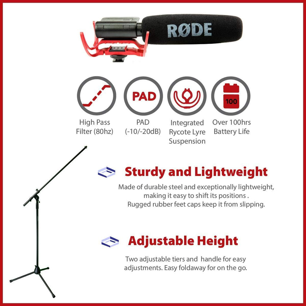Boom Kit with Windmuff, Boom Stand, Adapter, Cable J23861