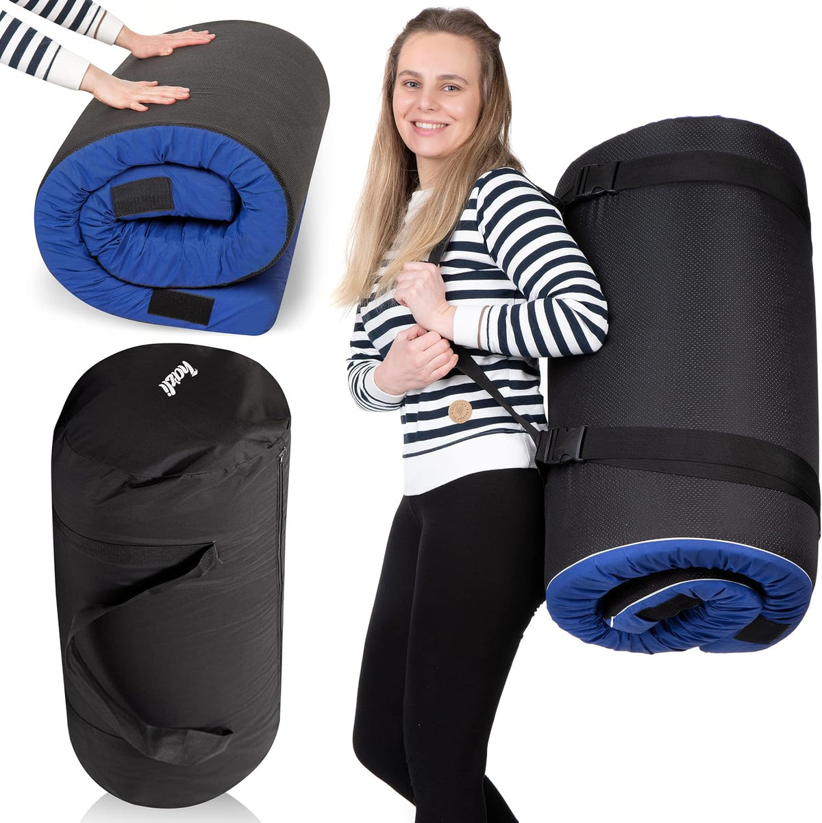 Memory Foam Camping Mattress Waterproof Foldable Portable Sleeping Pad I504358