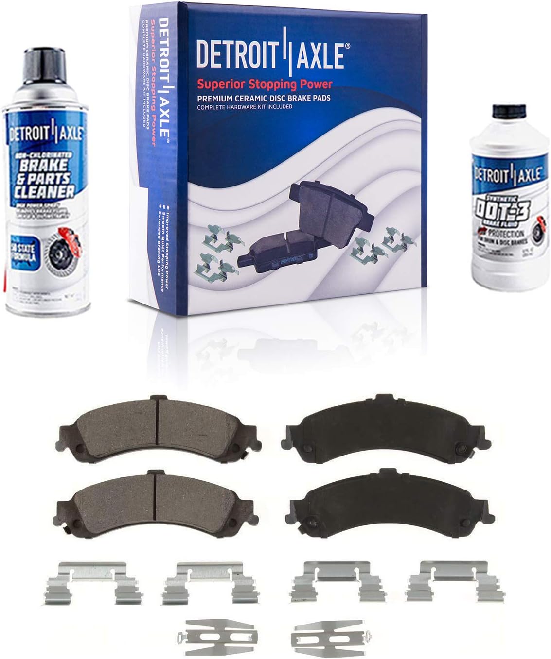 12 Front & Rear Drilled & Slotted Rotors + Ceramic Pads 10pc Set T925