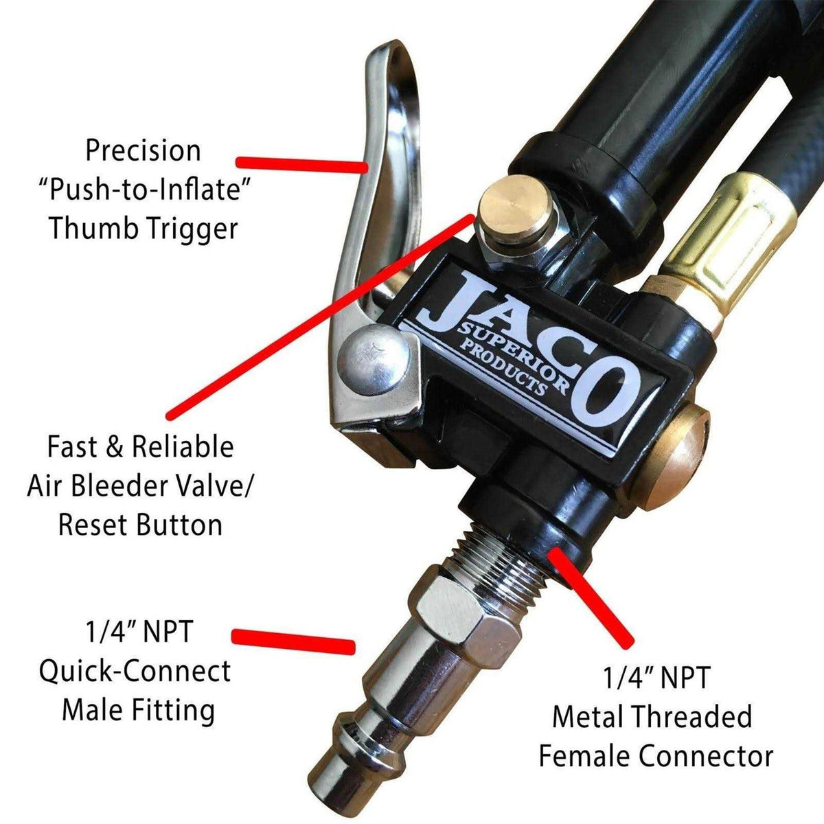 Tire Inflator with Pressure Gauge R6839