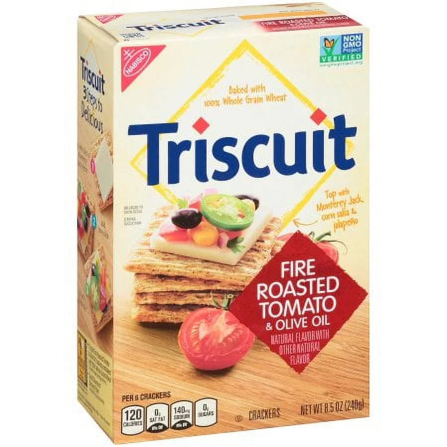 Fire Roasted Tomato & Olive Oil Crackers (Pack of 16) C271