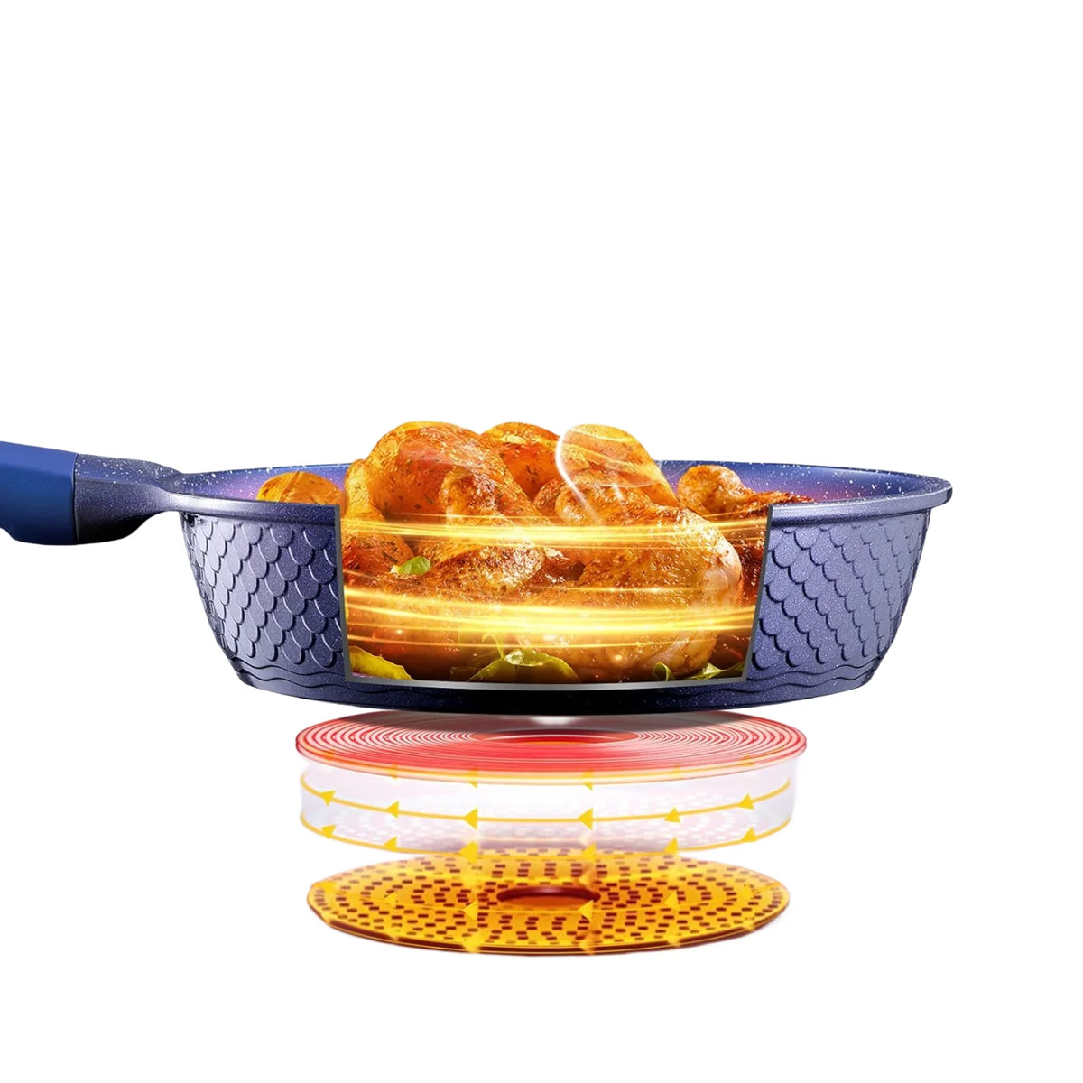 8 Inch Nonstick Frying Pan with Lid T75062