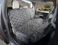 Black Waterproof Truck Rear Bench Seat Cover with Hammock N925