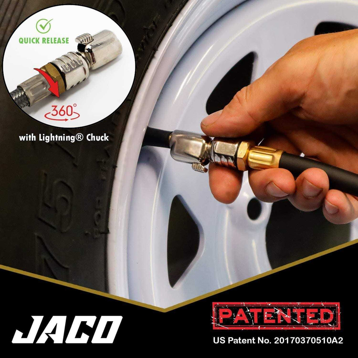 Tire Inflator with Pressure Gauge R6839