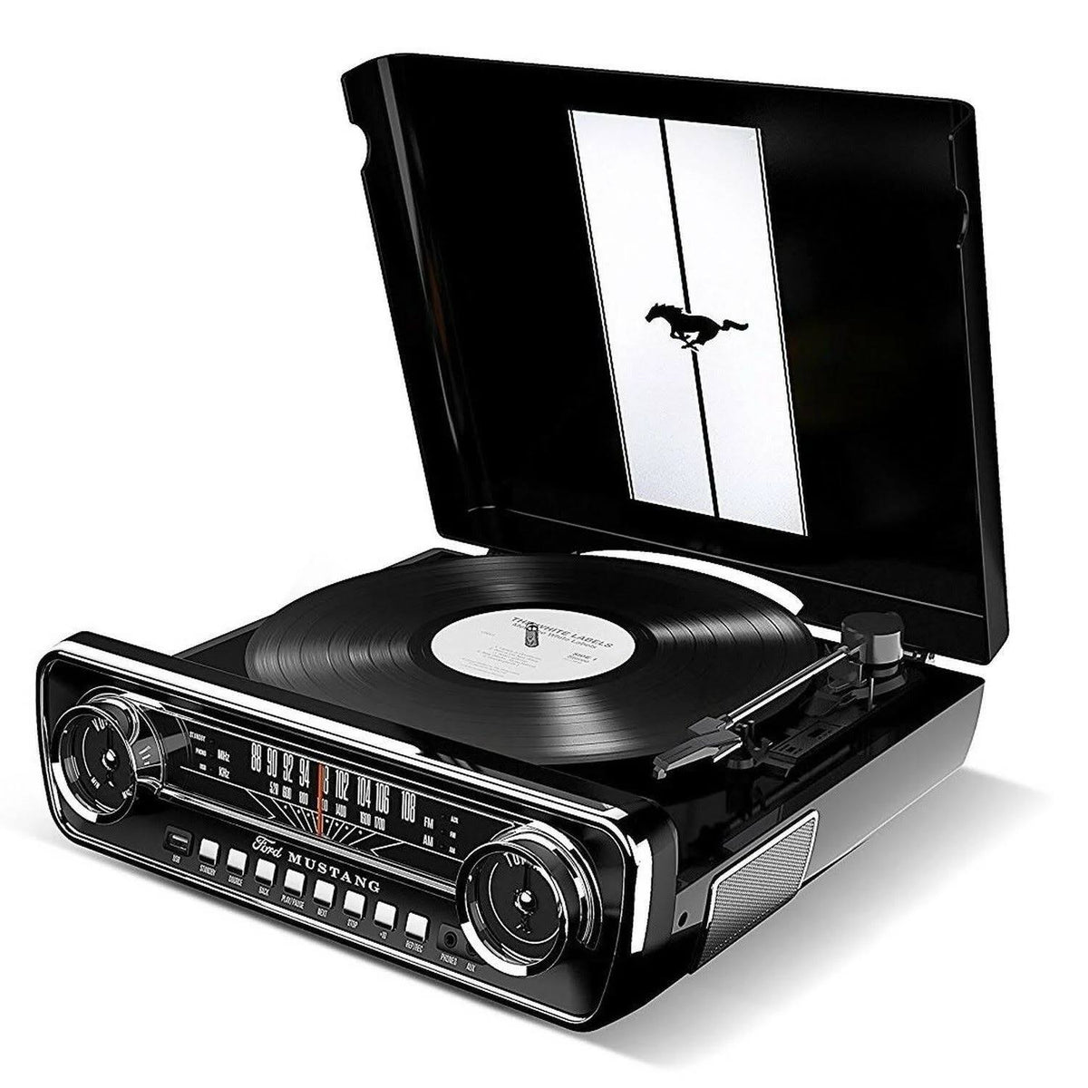 Black 4-in-1 Classic Music Center L92674
