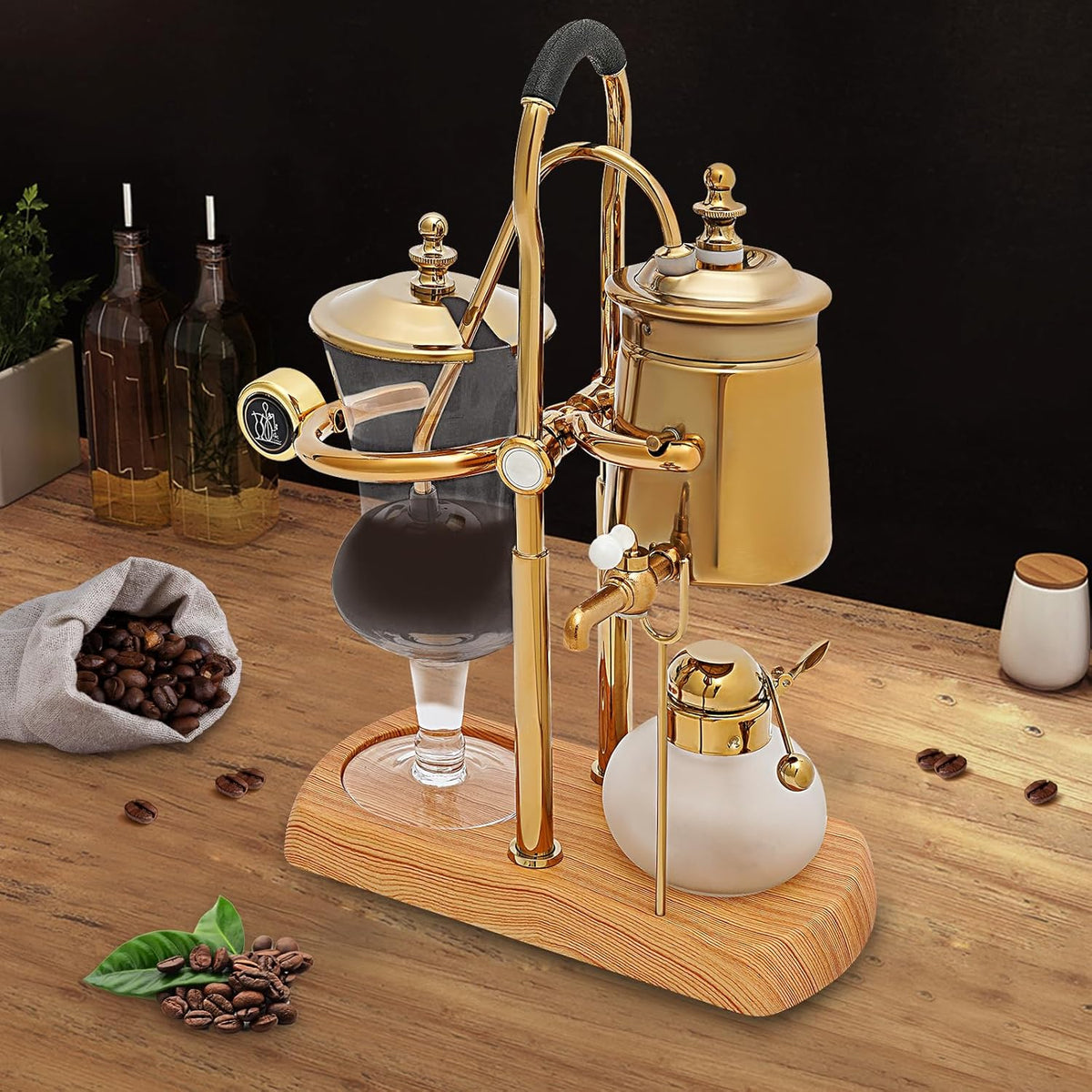 Gold Siphon Coffee Maker Q79379