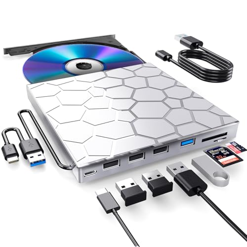 8 in 1 USB 3.0 Portable External CD/DVD Drive U992