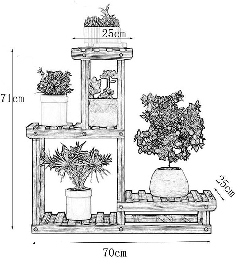 3-Layer Wooden Flower Pot Stand P389