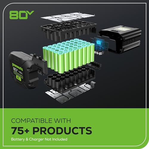 80V 25" Brushless Cordless Self-Propelled Dual Blade Lawn Mower R6715