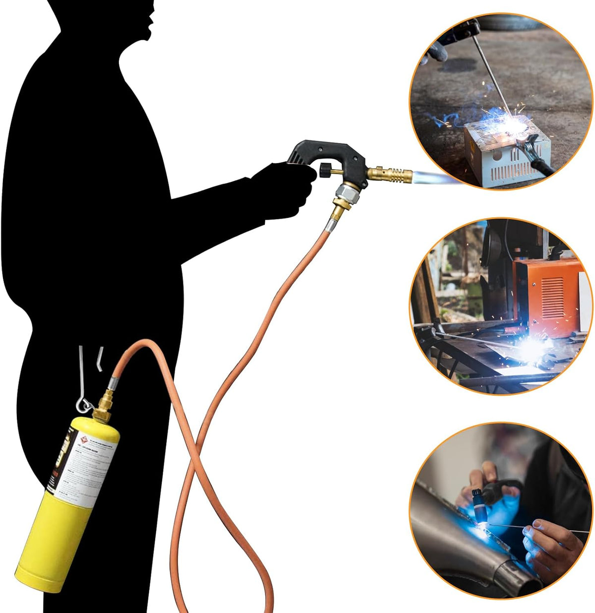 Propane Torch Head with Igniter J33465
