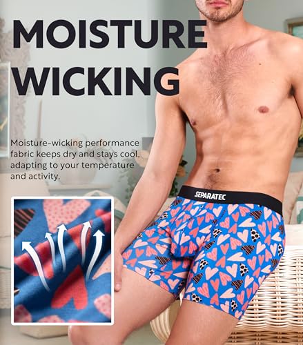 Men’s Boxer Briefs with Dual Pouch Bamboo Rayon 3 Pack S188