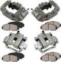Front + Rear Ceramic Brake Pads Kit F52296